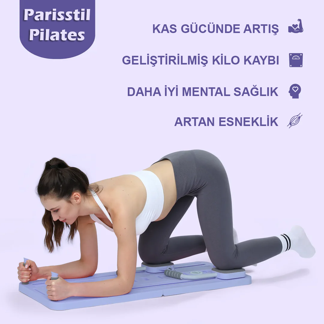Parisstil® Pilates Board ile Pilatese Gitmeden Forma Gir